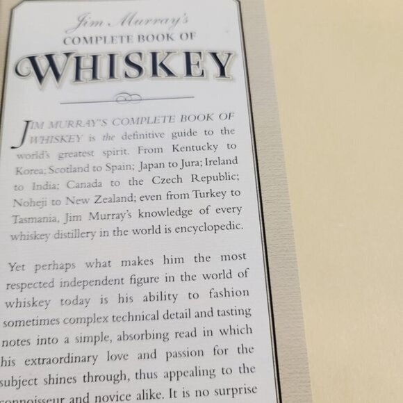 Jim Murray's Complete Book of Whiskey Definitive Guide to World Whiskey Book - Picture 3 of 12